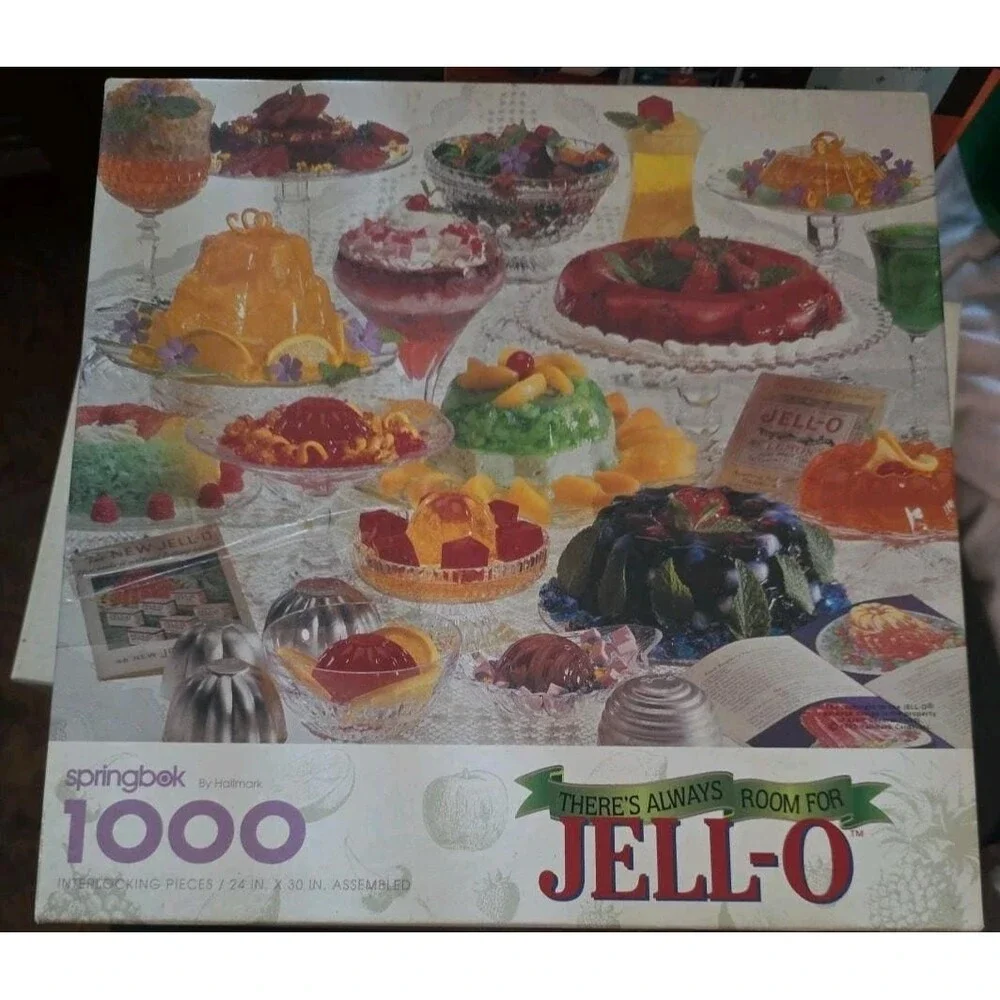 Springbok Theres Always Room For Jell-O Jigsaw Puzzle 1993 Hallmark NOS